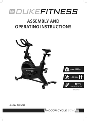 Duke Fitness SC40 Assembly And Operating Instructions Manual