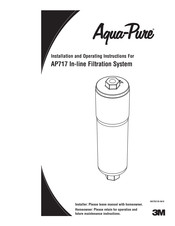 3M Aqua-Pure AP717 Installation And Operating Instructions Manual