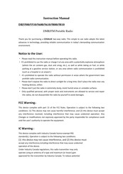 Covalue DR5810 Instruction Manual