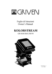 Griven KOLORSTREAM GR 0418 Owner's Manual