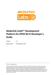 Mediatek Labs LinkIt Developer's Manual