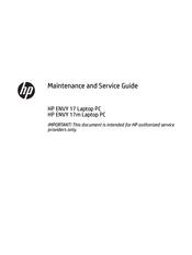 HP ENVY Maintenance And Service Manual