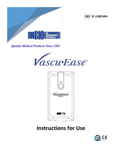 VascuEase IC-1200-WH Instructions For Use Manual