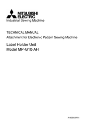 Mitsubishi Electric MP-G10-AH Technical Manual