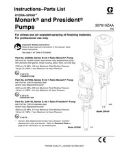 Graco HYDRA-SPRAY Monark 223596 Instructions-Parts List Manual