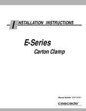 Cascade 40E Installation Instructions Manual