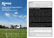 Kampa Fiesta AIR 280 Instructions & Care Manual