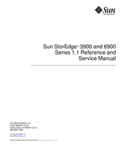 Sun Microsystems StorEdge 3910 Reference And Service Manual