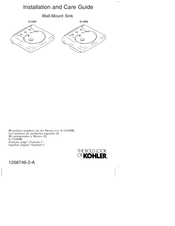 Kohler K-1997 Installation And Care Manual