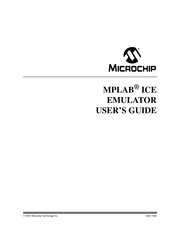 Microchip Technology MPLAB ICE User Manual