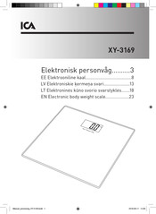 ICA XY-3169 Manual