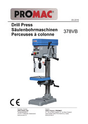 Promac 378VB Operating Instructions Manual