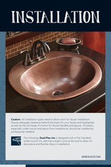 Sinkology Dual-Flex rim Installation Manual