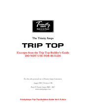 Trinity Amps TRIP TOP Builder's Manual