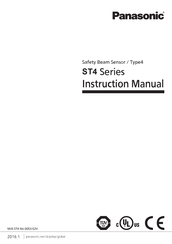 Panasonic ST4 Series Instruction Manual