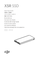 dji Zenmuse X5R Quick Start Manual