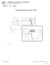 Volvo 31296556 Installation Instructions Manual