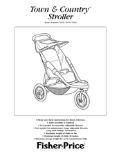 Fisher-Price Town & Country Series Instructions Manual