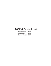 Valco baby MCP-4F Manual