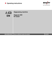 EWM RT DGS1 Operating Instructions Manual
