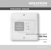 Hekatron FSZ Pro Instruction Manual