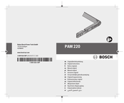 Bosch PAM 220 Original Instructions Manual
