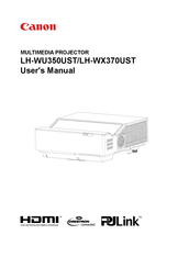 Canon LH-WX370UST User Manual