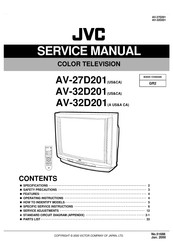 Jvc AV-27D201 Service Manual