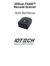 IDTECH 2DScan FX200 Quick Start Manual