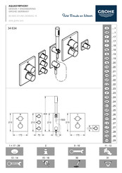 Grohe AQUASYMPHONY 34 634 Installation Instructions Manual