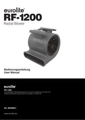 EuroLite RF-1200 User Manual