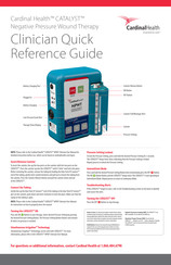 Cardinal Health CATALYST NPWT Clinician Quick Reference Manual