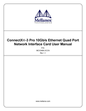 Mellanox Technologies ConnectX-3 Pro MCX349A-XCCN User Manual