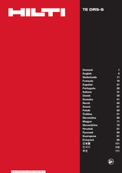 Hilti TE DRS-S Original Operating Instructions