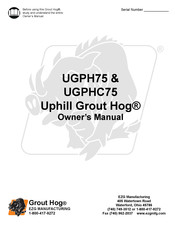 EZG Grout Hog UGPHC75 Owner's Manual