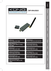Konig CMP-WNUSB20 Manual