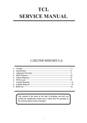 TCL MS82MT-AP Service Manual