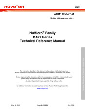 Nuvoton Arm Cortex Numicro M453vg6ae Manuals Manualslib