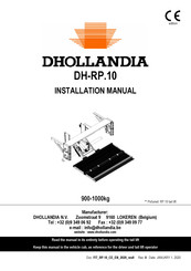 Dhollandia DH-RP.10 Installation Manual