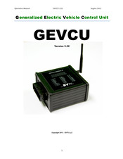 EVTV GEVCU Operation Manual
