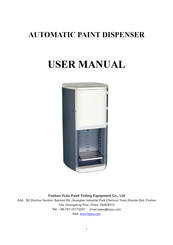 Foshan YiJiu Paint Tinting Equipment YJ-1A-16D User Manual