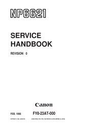 Canon NP6621 Service Handbook