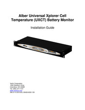 Vertiv Alber Universal Xplorer Cell Temperature Installation Manual