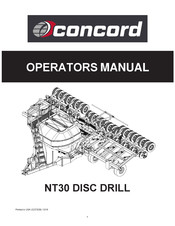 CONCORD NT30 Operator's Manual