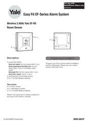Assa Abloy Yale Easy Fit EF Series Quick Start Manual