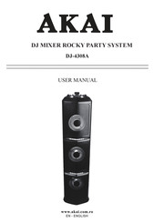 Akai ROCKY PARTY DJ-4308A User Manual