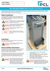 pcl N72 User Manual