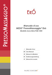 Mesis PressoMassaggio Eko PSM 1000 User Manual