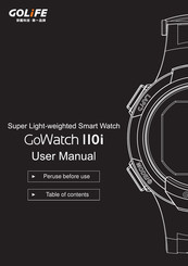 GoLife GoWatch 110i User Manual
