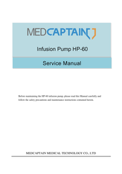 MEDCAPTAIN HP-60 Service Manual